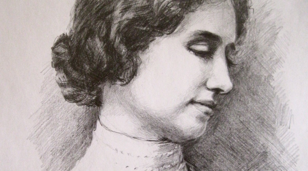Helen Keller Sketch For A Portrait